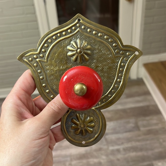 Vintage brass handles/hooks, never used. Made in India. - Picture 3 of 5